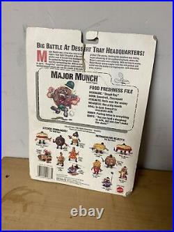 1988 Mattel Food Fighters-Combat MAJOR MUNCH orig packaging Vintage Toy