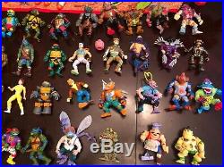 1989 vintage Toys Teenage Mutant Ninja Turtles Action Figure lot over 50