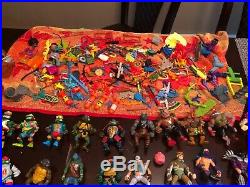1989 vintage Toys Teenage Mutant Ninja Turtles Action Figure lot over 50