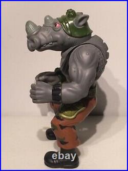 1990 Rocksteady Giant Size TMNT 12 Vintage Action Figure Mirage Playmates Toy
