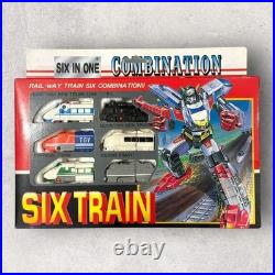 1990s Taiwan Vintage Toy Transformers Six Train Combination NO720-1 Figure