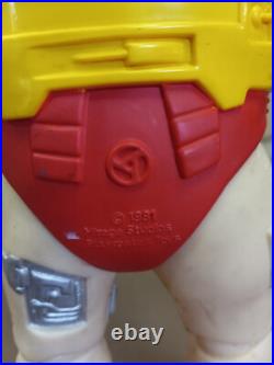 1991 Playmates Ninja Turtle TMNT Krang Android Body Action Figure Toy +Brain 11
