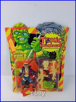 1991 Toxic Crusaders Playmates Bonehead Action Figure Toy Vintage RARE NEW