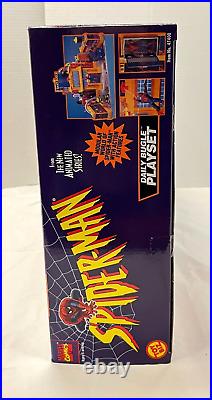 1994 Spider-Man Daily Bugle Playset Vintage Marvel Animated Toy Biz Sealed NEW