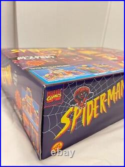 1994 Spider-Man Daily Bugle Playset Vintage Marvel Animated Toy Biz Sealed NEW