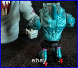 1994 Streex. Hand Shark Puppet & Metallic. Vintage Street Sharks Mattel
