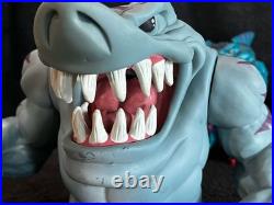 1994 Streex. Hand Shark Puppet & Metallic. Vintage Street Sharks Mattel