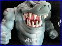1994 Streex. Hand Shark Puppet & Metallic. Vintage Street Sharks Mattel
