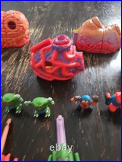 1994 Vintage Body Wars Toy Lot Heart Lung Brain Stomach Characters Missile