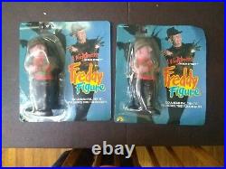 2 Vintage 80s A Nightmare On Elm Street Freddy Krueger Figure Toy Doll