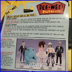 2 Vintage Pee Wee Playhouse 1988 Matchbox Figurines Randy & Globey And Jambi