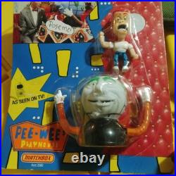 2 Vintage Pee Wee Playhouse 1988 Matchbox Figurines Randy & Globey And Jambi