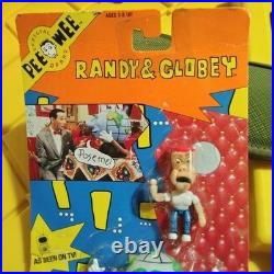 2 Vintage Pee Wee Playhouse 1988 Matchbox Figurines Randy & Globey And Jambi