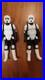 2 Vintage Star Wars Biker Scouts. Lili Ledy Short Mask No Repros Complete