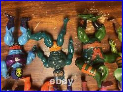 20+ Vintage 1980's Mattel He-Man Masters of the Universe Action Figure Toy Lot