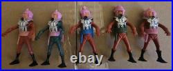 23 Vintage 1970s Hong Kong Space Astronaut Figures 2 Backpack Types Color Varies