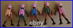 23 Vintage 1970s Hong Kong Space Astronaut Figures 2 Backpack Types Color Varies