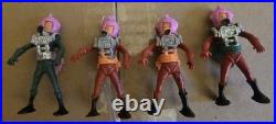 23 Vintage 1970s Hong Kong Space Astronaut Figures 2 Backpack Types Color Varies