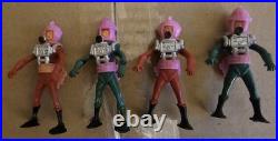 23 Vintage 1970s Hong Kong Space Astronaut Figures 2 Backpack Types Color Varies
