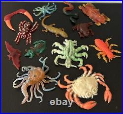 238 Vintage 1960s Rubber Oily Jiggler Figures Bugs+ Creepy Crawler Vending Toys