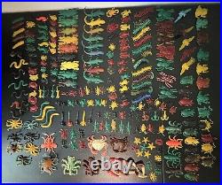 238 Vintage 1960s Rubber Oily Jiggler Figures Bugs+ Creepy Crawler Vending Toys