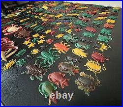 238 Vintage 1960s Rubber Oily Jiggler Figures Bugs+ Creepy Crawler Vending Toys