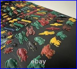 238 Vintage 1960s Rubber Oily Jiggler Figures Bugs+ Creepy Crawler Vending Toys