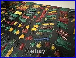 238 Vintage 1960s Rubber Oily Jiggler Figures Bugs+ Creepy Crawler Vending Toys