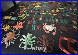 238 Vintage 1960s Rubber Oily Jiggler Figures Bugs+ Creepy Crawler Vending Toys