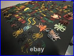 238 Vintage 1960s Rubber Oily Jiggler Figures Bugs+ Creepy Crawler Vending Toys