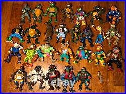 27 Vtg 80s 90s ninja turtles figure Toy lot Rare TMNT Figures