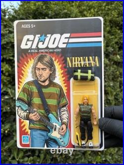 3 3/4 GI Joe Vintage Nirvana Kurt Cobain Action Figure
