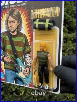 3 3/4 GI Joe Vintage Nirvana Kurt Cobain Action Figure