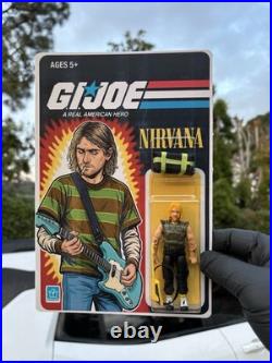 3 3/4 GI Joe Vintage Nirvana Kurt Cobain Action Figure