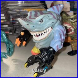 3 Lot Vintage Street Sharks Hammerhead Jab Action Figure Toy Vintage 1990s Wise