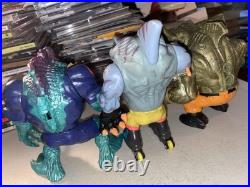 3 Lot Vintage Street Sharks Hammerhead Jab Action Figure Toy Vintage 1990s Wise