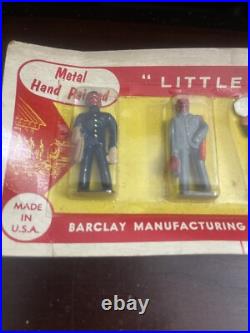 3 Sets Vtg Barclay Lead Figures in Original Package MOC Winter, Little People