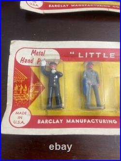 3 Sets Vtg Barclay Lead Figures in Original Package MOC Winter, Little People