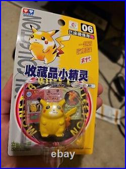 3 x Brand New Rare Pikachu & Raichu 90s Vintage Pokemon Figure TOMY Toy