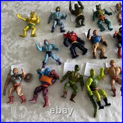 30+ Vintage 1980's Mattel He-Man Masters of the Universe Action Figure Toy Lot