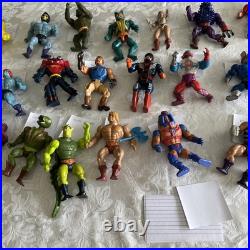 30+ Vintage 1980's Mattel He-Man Masters of the Universe Action Figure Toy Lot