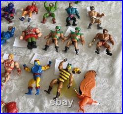 30+ Vintage 1980's Mattel He-Man Masters of the Universe Action Figure Toy Lot