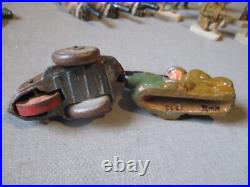 32-vintage Lead Metal Toy Soldier Figures-ww1 Ww2-composition Barclay Manoil Lot 32-vintage Lead Metal Toy Soldier Figures-ww1 Ww2-composition Barclay Manoil Lot