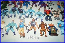 39 Vintage 1980s Mattel MOTU He-Man Action Figures & Accessories Toy LOT