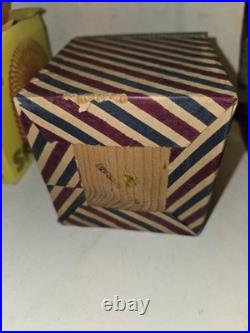 4 Toys, 1920s Wood Pulp Jack In The Box Germany, Stevens Gyroscope, Springer Slinky