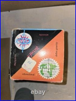 4 Toys, 1920s Wood Pulp Jack In The Box Germany, Stevens Gyroscope, Springer Slinky