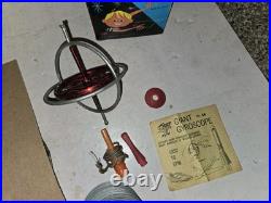 4 Toys, 1920s Wood Pulp Jack In The Box Germany, Stevens Gyroscope, Springer Slinky