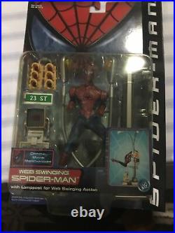 4 Vintage Toy Biz Marvel Spider-Man figure Peter Parker Figures 3 & 1 Mary Jane