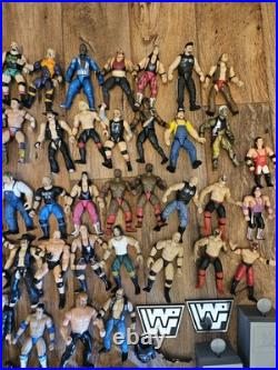 45 WRESTLING Figure Lot Mattell Jakks Vintage Modern toy wrestler