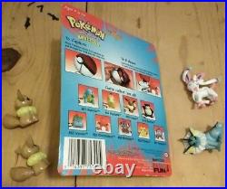 5 DIFFERENT Eevee Evolutions RARE Pokemon TOMY Pokeball Keychain Figure Toy Lot